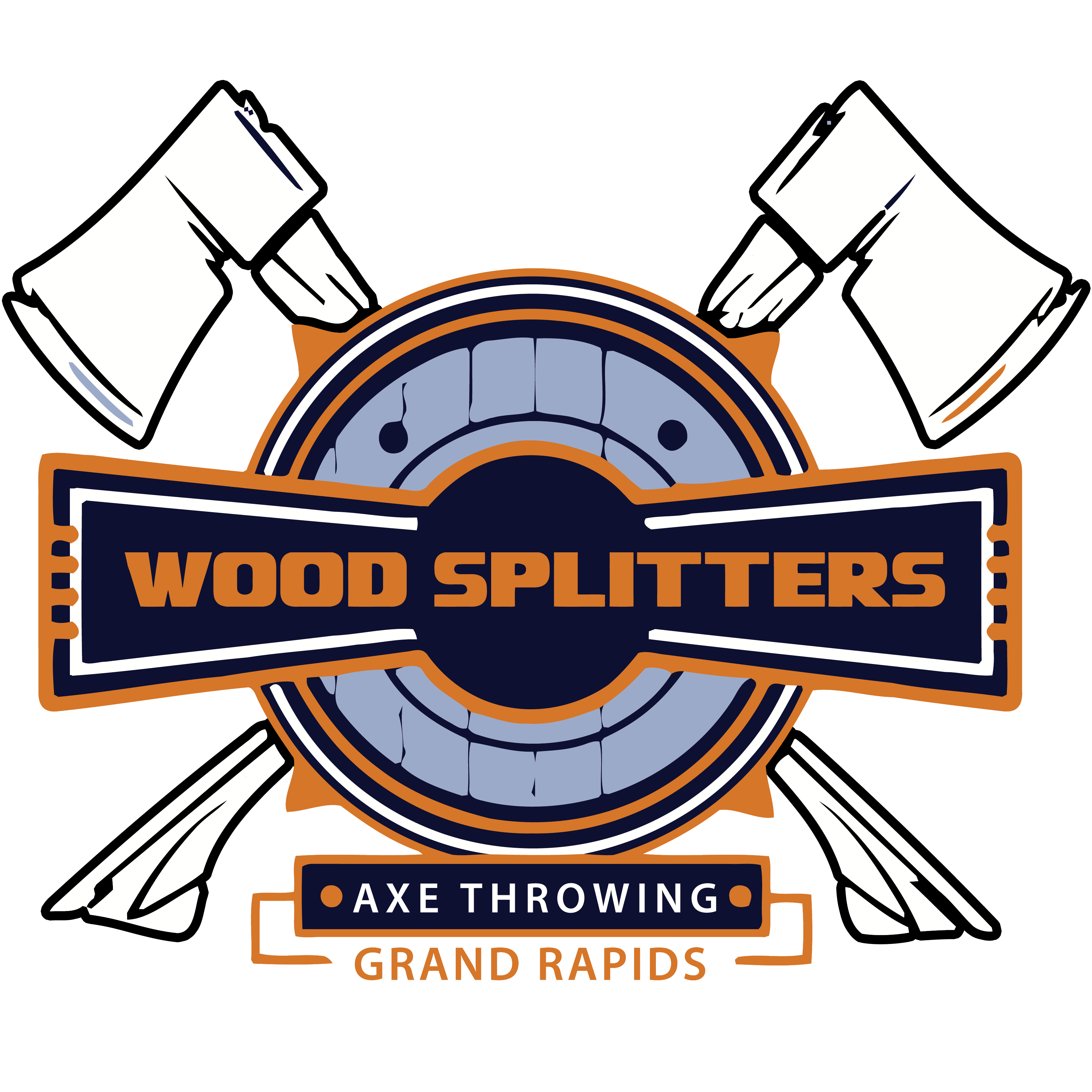 Wood Splitters Axe Throwing Logo